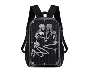 sinyumoney Skeleton Key Zaino Per Bambini, Borsa Scolastica Per Ragazzi E Adolescenti, Regalo, Zaino Da Viaggio, Zaino Scolastico, Borsa Per Libri 17inch