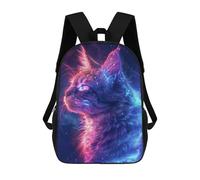 sinyumoney Space Animal Cat Zaino Per Bambini, Borsa Scolastica Di Grande Capacità, Zaino Per Studenti, Zaino Per Ragazzi, Ragazze, Adulti, Adolescenti 17inch