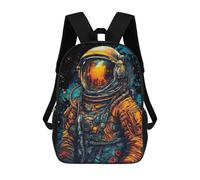 sinyumoney Space Explorer Artwork -2 Zaino Scolastico Per Bambini, Zaino Casual Da Viaggio Per Ragazzi E Ragazze, Zaino Da Giorno Di Grande Capacità 17inch
