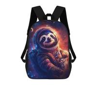 sinyumoney Space Explorer Sloth Zaino Scolastico Stampato in 3D, Borse Scolastiche Per Ragazzi E Ragazze, Zaino Per Laptop Per Bambini/studenti/adulti 17inch
