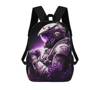 sinyumoney Space Explorer's Serenity Zaino Scolastico Per Bambini Alla Moda Casual Zaini Per Bambini Stampati in 3D Borse Scolastiche Per Ragazzi Zaino Grande 17inch