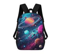 sinyumoney Space Fantasy Zaino Scolastico Per Bambini, Zaino Casual Da Viaggio Per Ragazzi E Ragazze, Zaino Da Giorno Di Grande Capacità 17inch