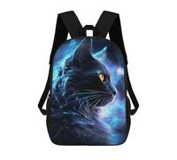 sinyumoney Space Mystical Cat Zaino Scolastico Per Bambini, Zaino Casual Da Viaggio Per Ragazzi E Ragazze, Zaino Da Giorno Di Grande Capacità 17inch