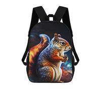 sinyumoney Space Squirrel Zaino Scolastico Stampato in 3D, Borse Scolastiche Per Ragazzi E Ragazze, Zaino Per Laptop Per Bambini/studenti/adulti 17inch