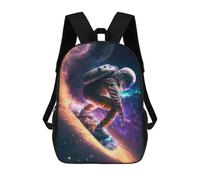 sinyumoney Space Surfing Odyssey -2 Zaino Per Bambini, Zaino Scolastico Per Bambini, Zaini Scolastici Stampati in 3D Per Ragazzi E Studenti Adolescenti 17inch