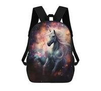 sinyumoney Space Unicorn in Nebula Zaino Scolastico Per Bambini, Borsa Scolastica Stampata in 3D Per Ragazzi, Studenti Delle Scuole Elementari E Medie 17inch