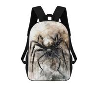 sinyumoney Spider Inked Arachnid Zaini Casual Per Bambini, Borse Scolastiche Per Ragazzi E Ragazze, Zaini Per Libri, Zaini 17inch