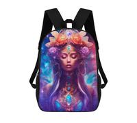 sinyumoney Splash Paint Gorillas Zaini Stampati 3D Per Bambini, Borse Da Scuola Alla Moda Per Ragazzi Borse Da Viaggio Borse Scuola Per Studenti Di Scuola, Spirituale Introspezione, 17"