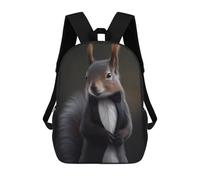 sinyumoney Squirrel Suit Animal Zaini Per Bambini Zaino Scolastico Borsa Scolastica Stampata in 3D Borsa Scolastica Per Ragazzi Studenti Delle Scuole Elementari E Medie 17inch