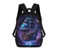 sinyumoney Stampa 3D Cosmic Sloth Art Print-1 Zaini Scuola Per Bambini Da 17 Pollice Borse Per Libri Per Ragazzi Grande Zaino Da Viaggio, Zaini Da Giorno, Stile: 11., 17"