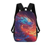 sinyumoney Stampa 3D Rainbow Waterfall Adventure Zaini Scuola Per Bambini Da 17 Pollici Borse Per Libri Per Ragazzi Grande Zaino Da Viaggio, Zaini Da Giorno, Stile: 20., 17"