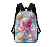 sinyumoney Stampa 3D Zaino Per Bambini Smiling Octopus Just Keep Swimming Zaini Da Giorno Borsa Per Libri Borsa Per Libri Alla Moda Zaini Casual Per Ragazzi E Ragazze Della Scuola 17inch