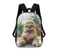 sinyumoney Stampato in 3D Do Yoga Like A Sloth Zaini Scolastici Per Bambini Alla Moda Zaini Casual Da Viaggio Per Bambini Zaini Da Giorno Di Grande Capacità Per Ragazzi E Ragazze 17inch