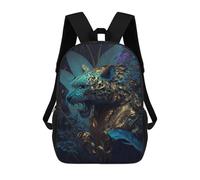 sinyumoney Stampato in 3D Jeweled Jaguar in Enchanted Forest Zaini Scolastici Per Bambini Alla Moda Zaini Casual Da Viaggio Per Bambini Zaini Da Giorno Di Grande Capacità Per Ragazzi E Ragazze 17inch
