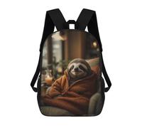 sinyumoney Stampato in 3D Lazy And Cozy Sloth Zaini Scolastici Per Bambini Alla Moda Zaini Casual Da Viaggio Per Bambini Zaini Da Giorno Di Grande Capacità Per Ragazzi E Ragazze 17inch