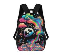 sinyumoney Stampato in 3D Rainbow Panda Dreamscape -1 Zaini Scolastici Per Bambini Alla Moda Zaini Casual Da Viaggio Per Bambini Zaini Da Giorno Di Grande Capacità Per Ragazzi E Ragazze 17inch