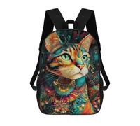 sinyumoney Starry Night Pathway Painting Zaini Stampati 3D Per Bambini Zaini Alla Moda E Casual Per Il Giorno Borse Da Viaggio, Zaini All'aperto Per Ragazzi E Ragazze, Stile: 3., 17"