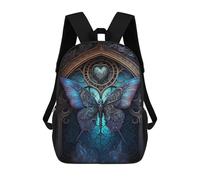 sinyumoney Steampunk Butterfly Art Print Zaino Per La Scuola Stampato in 3D Borsa Scolastica Per Ragazzi E Ragazze Zaino Per Bambini Zaino Da Viaggio 17inch