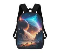 sinyumoney Stellar Serenity Landscape Zaini scolastici per bambini, borsa da scuola alla moda, borsa da scuola stampata 3D per ragazzi, studenti delle scuole elementari e college, Stellar Reverie