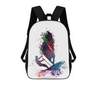 sinyumoney SurferZaino Scolastico Per Bambini, Zaini Stampati in 3D, Zaini Alla Moda Per La Scuola Elementare E Media Per Ragazzi. 17inch