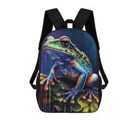 sinyumoney The According Frog Zaino Scolastico Per Bambini Stampato in 3D, Zaini Da Viaggio Ad Alta Capacità, Borse Per Libri, Zaini Scolastici Per Bambini 17inch