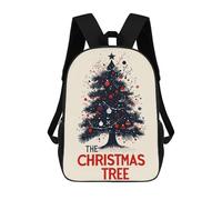 sinyumoney The Christmas Tree Zaino Scolastico Zaino Per Bambini Borsa Scolastica Di Grande Capacità Zaino Per Bambini Per La Scuola Zaino 3D Borsa Per Libri Regali Per Bambini 17inch