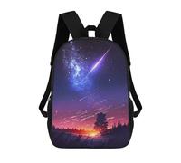 sinyumoney The Event Horizon Lovers Zaino Bambino, Zaino Per Ragazzi E Adolescenti, Zaino Da Viaggio, Zaino Scuola, Borsa Per Libri, Starry Twilight Landscape, 17"