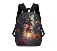 sinyumoney The Magical Tiger Cub Zaino Per Bambini Zaino Divertente E Alla Moda Borsa Per Libri Per Ragazzi E Adolescenti Borse Scolastiche Stampate in 3D Per Ragazzi 17inch