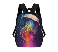 sinyumoney The Mysterious Jellyfish 3 Zaini Scolastici Stampati in 3D Zaini Scolastici Alla Moda Per Bambini Zaini Per Ragazzi Per Studenti Delle Scuole Medie 17inch