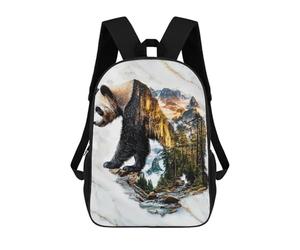 sinyumoney The Peaceful Wanderer Zaino Scolastico Alla Moda Per Studenti, Adatto A Ragazzi E Ragazze, Ideale Per Viaggi All'aperto E Attività Ricreative. 17inch
