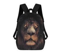 sinyumoney The Scary Lion - Zaino per bambini alla moda e divertente, per ragazzi e ragazzi, con stampa 3D, The Scary Lion, 17"