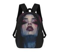 sinyumoney The Vampire Lady Zaino Scolastico Per Bambini, Zaino Casual Da Viaggio Per Ragazzi E Ragazze, Zaino Da Giorno Di Grande Capacità 17inch