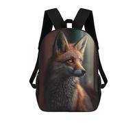 sinyumoney The Watching Fox Zaini Casual Per Bambini, Borse Scolastiche Per Ragazzi E Ragazze, Zaini Per Libri, Zaini 17inch