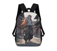 sinyumoney Tiger Karate Fighter Zaini Stampati in 3D Per Bambini, Zaini Scolastici, Borse Scolastiche, Zaini Alla Moda Per Ragazzi, Studenti Delle Scuole Elementari E Medie 17inch