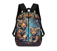 sinyumoney Tiger Otherworldly Zaino Per La Scuola Stampato in 3D Borsa Scolastica Per Ragazzi E Ragazze Zaino Per Bambini Zaino Da Viaggio 17inch