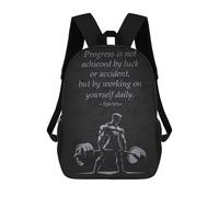 sinyumoney Today Is Your Day - Zaino per la scuola, resistente per il computer portatile, per ragazzi e ragazze, Stile-21, 17"