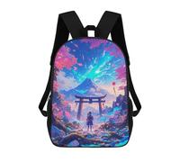 sinyumoney Torii Gate Japan Zaino Per Bambini Borsa Scolastica Per Ragazzi Cartone Animato Stampa 3D Borsa Scolastica Per Studenti Zaino Per Laptop Per Ragazzi E Ragazze 17inch
