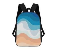 sinyumoney Tropical Beach Zaino Per Bambini Stampato in 3D Zaino Scolastico Per Bambini Ad Alta Capacità Zaini Da Viaggio Borse Per Libri Zaino Scolastico Per Bambini 17inch