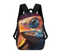 sinyumoney Turtle Closeup Face Zaino Per La Scuola Stampato in 3D Borsa Scolastica Per Ragazzi E Ragazze Zaino Per Bambini Zaino Da Viaggio 17inch