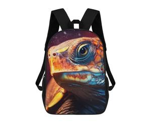 sinyumoney Turtle Closeup Face Zaino Per La Scuola Stampato in 3D Borsa Scolastica Per Ragazzi E Ragazze Zaino Per Bambini Zaino Da Viaggio 17inch