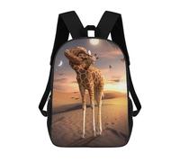 sinyumoney Twisted Giraffe Zaino Per Ragazzi, Studenti Adolescenti, Zainetti Per Ragazze, Borse Per Bambini, Scuola Elementare, Scuola Media, Borsa Per Libri 17inch