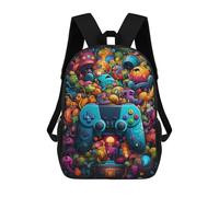 sinyumoney Video Game Controller Fantasy Zaini Casual Per Bambini, Borse Scolastiche Per Ragazzi E Ragazze, Zaini Per Libri, Zaini 17inch