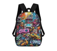 sinyumoney Video Game Controllers in A Fantasy World Zaini Casual Per Bambini, Borse Scolastiche Per Ragazzi E Ragazze, Zaini Per Libri, Zaini 17inch