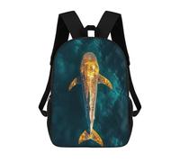 sinyumoney Whale Shark in Ocean Zaino Per Bambini Zaino Scolastico Borsa Scolastica Borsa Scolastica Alla Moda Stampata in 3D Per Ragazzi Studenti Delle Scuole Elementari E Medie 17inch
