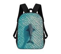 sinyumoney Whale Shark in Turquoise Water Zaino Per Bambini Stampato in 3D, Zaino Scolastico Ad Alta Capacità, Zaino Da Viaggio, Borse Per Libri, Zaino Per Bambini 17inch