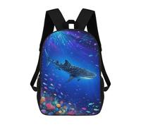 sinyumoney Whale Shark Underwater Zaino Per Bambini Stampato in 3D Zaino Scolastico Per Bambini Ad Alta Capacità Zaini Da Viaggio Borse Per Libri Zaino Scolastico Per Bambini 17inch