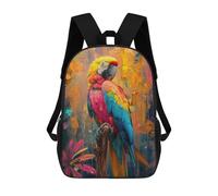 sinyumoney White Cat With Red Eyes Zaini Per Bambini Zaino Scuola Borsa Stampa 3D Zaino Per Bambini Borsa Da Viaggio Zaino Ragazzo Ragazza Scuola Per Bambini, Painting olio, 17"