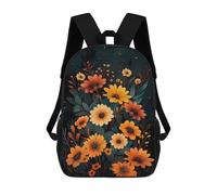 sinyumoney Wild Flower Zaino Scolastico Per Bambini, Borsa Scolastica Stampata in 3D Per Ragazzi, Studenti Delle Scuole Elementari E Medie 17inch