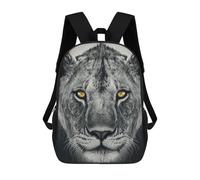 sinyumoney Wild Jaguar - Zaino da scuola con stampa 3D, per bambini, stile casual e alla moda, ideale per viaggi e studi., Stile-17, 17"