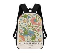 sinyumoney William Morris Lodden Floral Pattern Zaini Scolastici Zaino Scolastico Grande Per Ragazzi E Ragazze, Ragazze Adolescenti 17inch